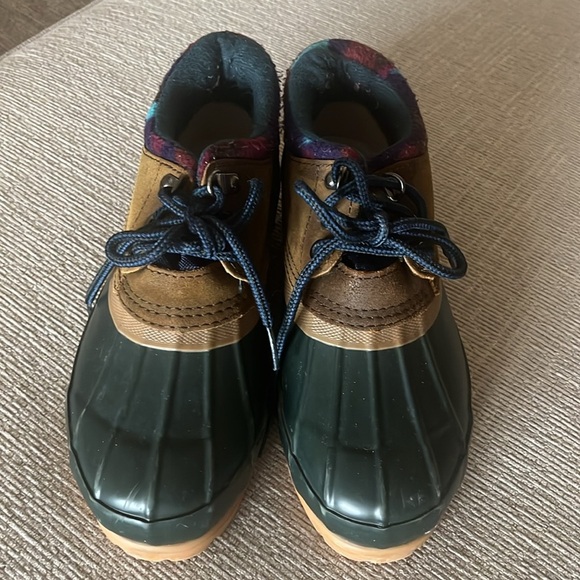 Vintage 2000s y2k Bay Area Traders Duck waterproof Shoes Rain Boots fleece lined - Picture 4 of 9